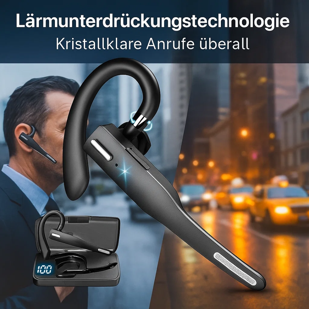 ClearCom | Kabelloses Trucker-Bluetooth-5.1-Ohrhörer-Headset