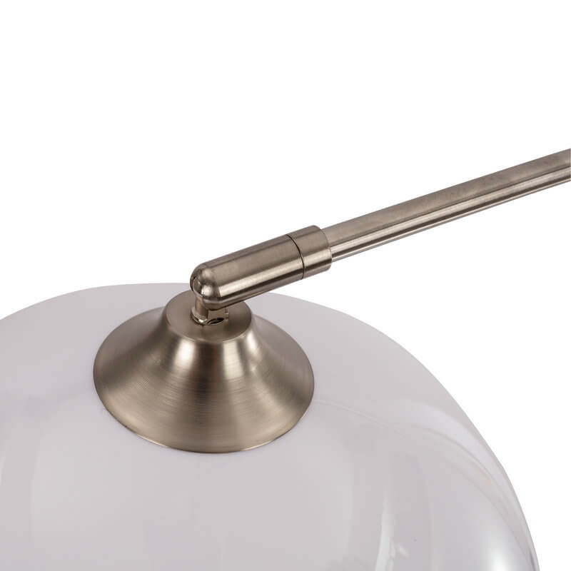 AcriLux | Moderner Globus Acrylschirm Angelrute 1-Licht Stehlampe