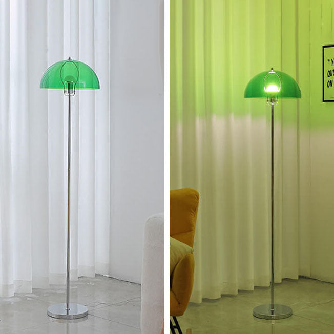 LightBloom | Nordic Vintage Acryl Klar Dom 1-Licht Stehlampe