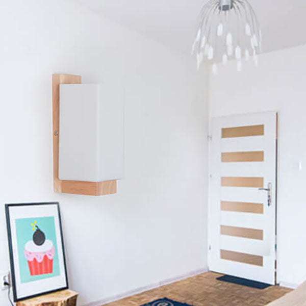 GlowTimber | Quadrat-Design mit natürlicher Ausstrahlung