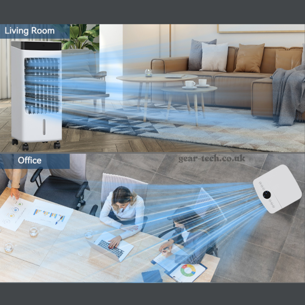 FreshBreeze | Klimaanlage – Tragbar & Fensterlos mit Fernbedienung