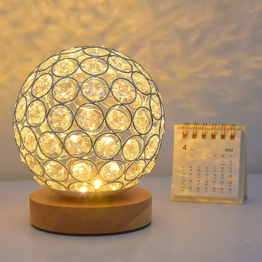 AuraDot | Moderne Minimalistische Runde Tischlampe