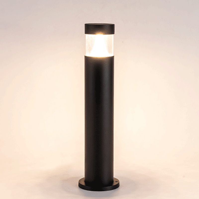 LuminoPost | Schlanke LED-Außenlampe in Schwarz