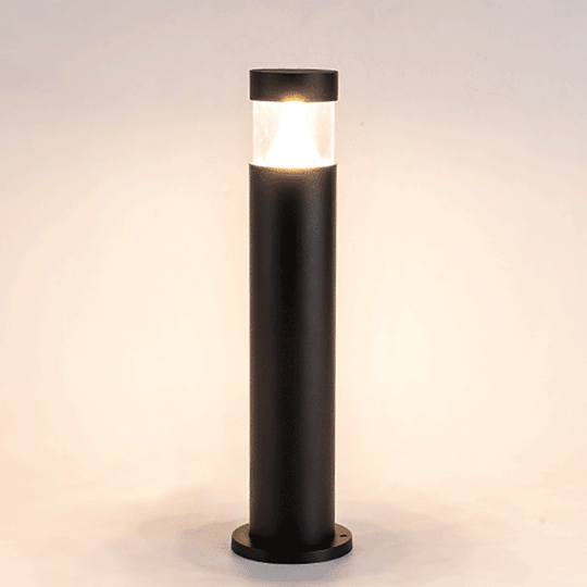 LuminoPost | Schlanke LED-Außenlampe in Schwarz