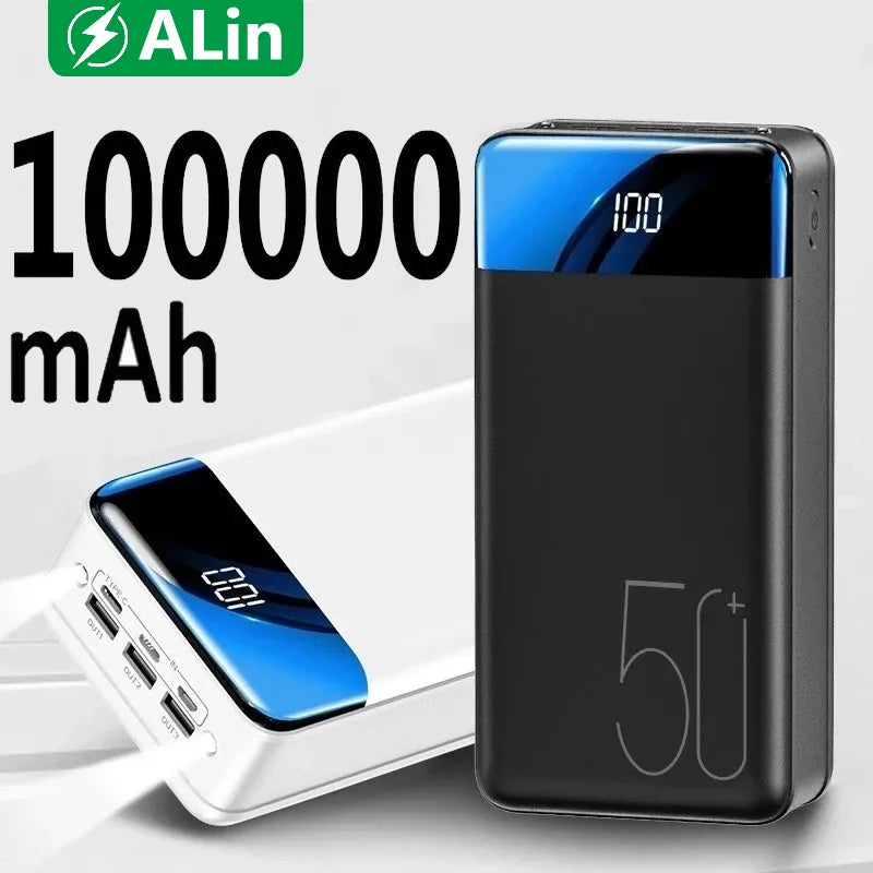 MegaCharge | Powerbank – Hochkapazitäts-Ladegerät für Laptops & Telefone