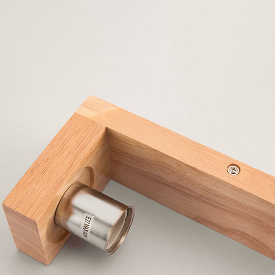 GlowTimber | Quadrat-Design mit natürlicher Ausstrahlung