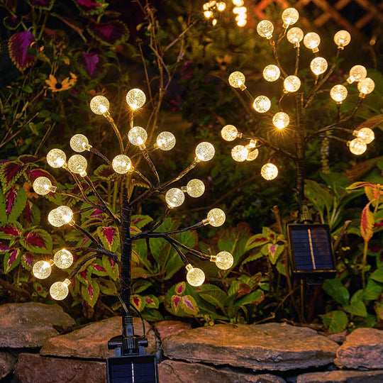 CrystalPath | Solarbetriebene Gartenleuchte mit Kristallglanz