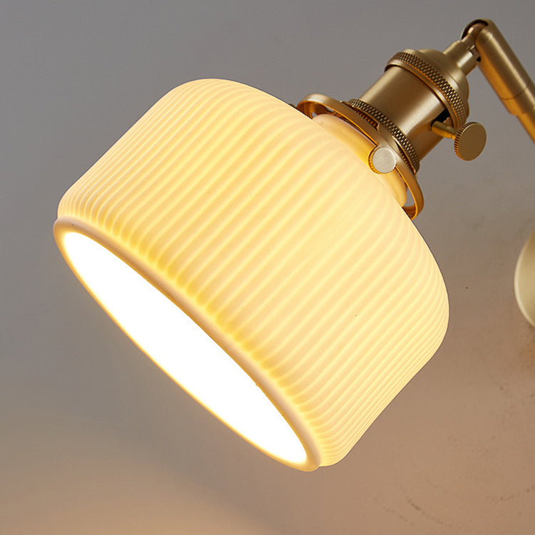 WhiteStripe | Minimalistische Wandlampe mit Struktur