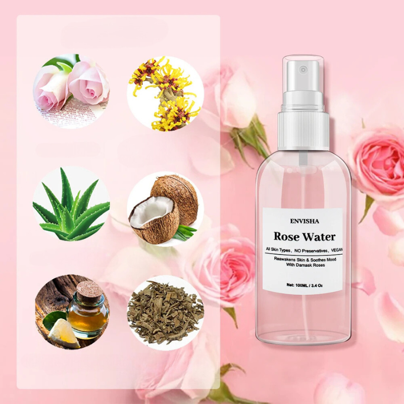 FloralDew | Belebendes Rosenwasser-Serum für Weiche, Elastische Haut