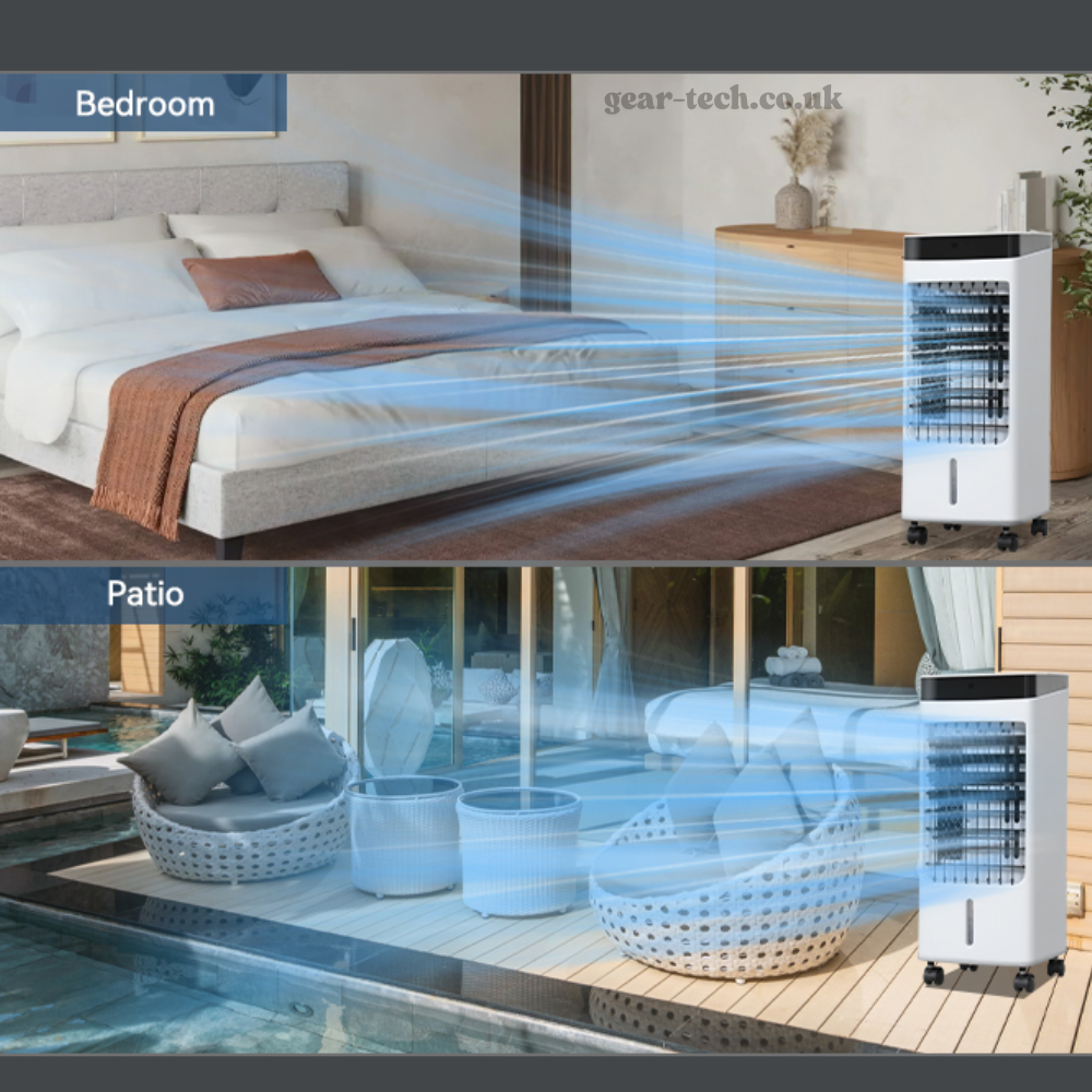 FreshBreeze | Klimaanlage – Tragbar & Fensterlos mit Fernbedienung