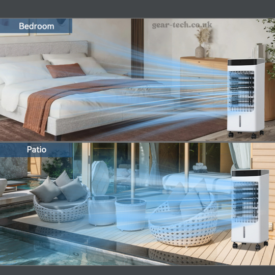FreshBreeze | Klimaanlage – Tragbar & Fensterlos mit Fernbedienung