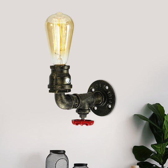 PipeworksGlow | Wandleuchte – Industrielle Beleuchtung im Sanitärrohr-Design