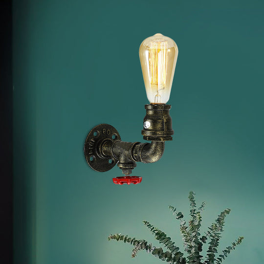 PipeworksGlow | Wandleuchte – Industrielle Beleuchtung im Sanitärrohr-Design