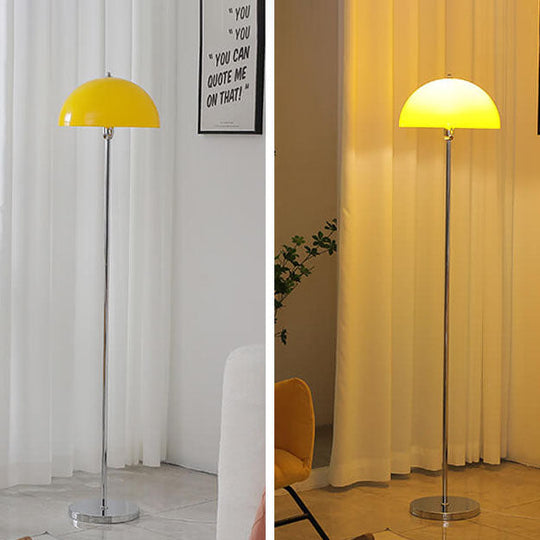 LightBloom | Nordic Vintage Acryl Klar Dom 1-Licht Stehlampe