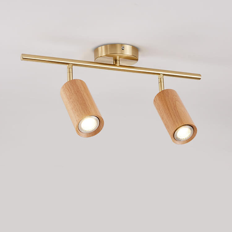 SpotLuxe | Elegante LED-Spots auf Walnussschiene