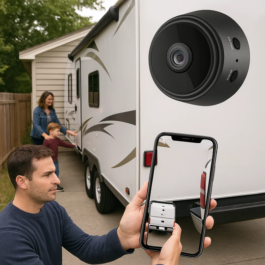 AutoVision | Kabellose HD Rückfahrkamera für Wohnmobil, Lkw und Anhänger