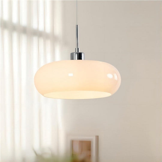 FormaGlow | Vintage Bauhaus Pendelleuchte mit modelliertem Glasschirm
