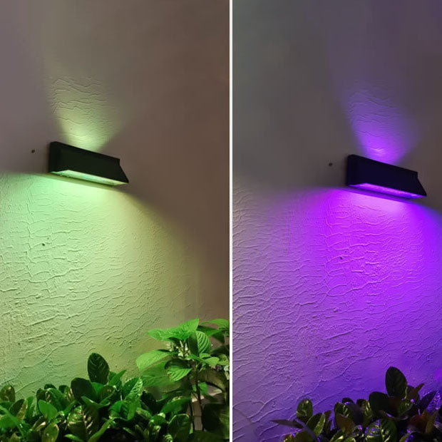 SolarSlope | Schräge LED-Wandleuchte für den Patio