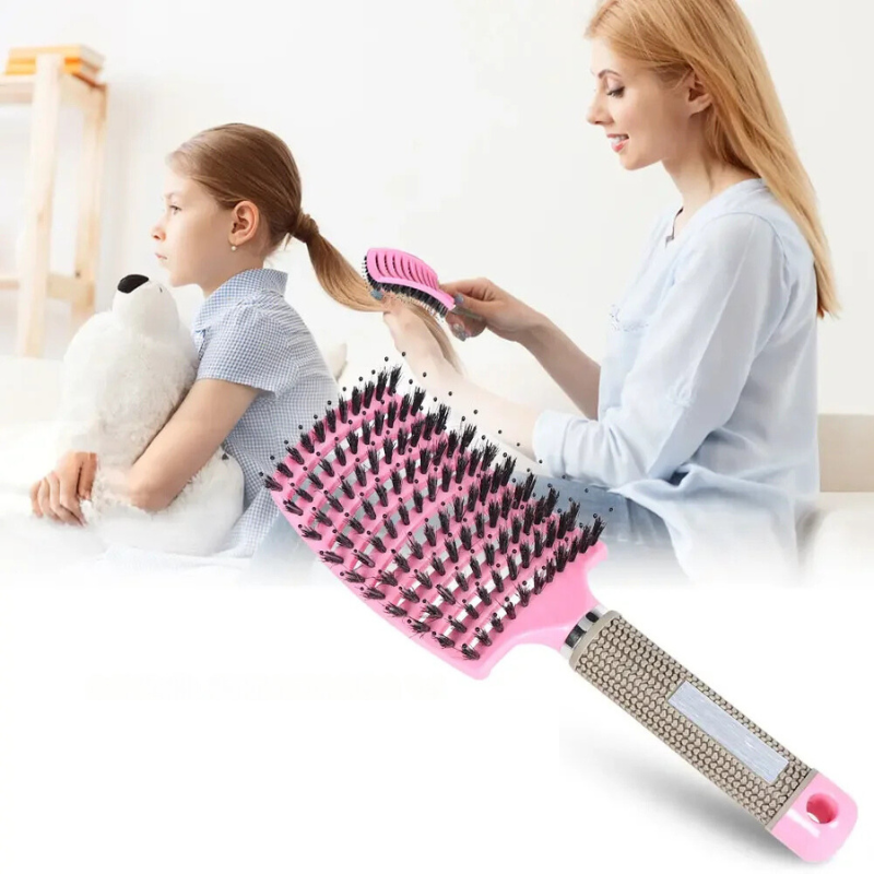SilkyDetangle | Borsten- & Nylon-Haarbürste für müheloses Styling