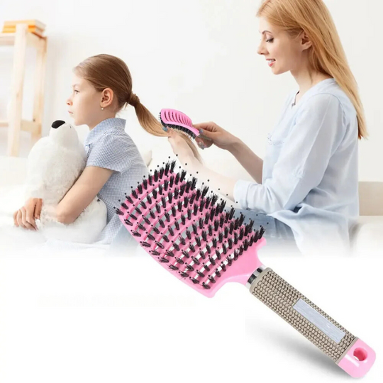 SilkyDetangle | Borsten- & Nylon-Haarbürste für müheloses Styling