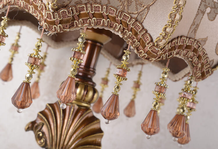 PeachLuxe | Europäische Stofflampe mit Charme