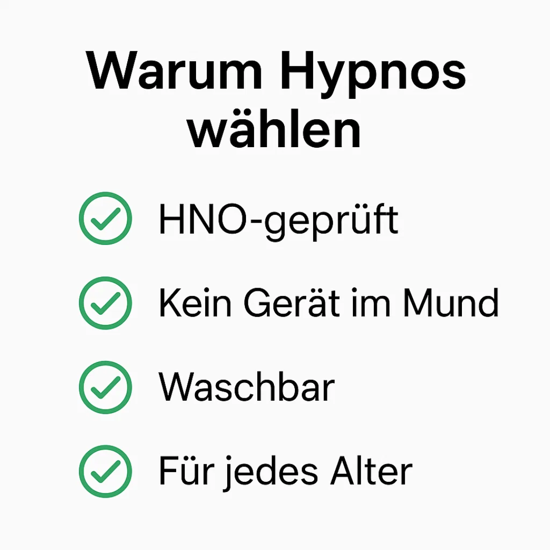 Hypnos | Effektive Anti-Schnarch-Stopp Vorrichtung Kinnband