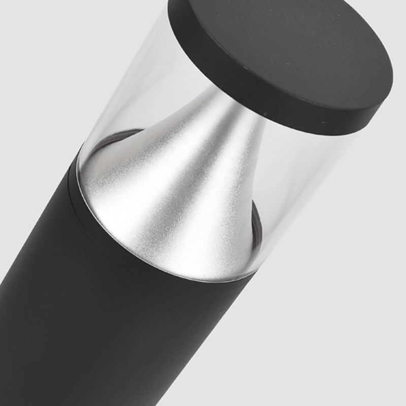 LuminoPost | Schlanke LED-Außenlampe in Schwarz