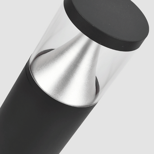 LuminoPost | Schlanke LED-Außenlampe in Schwarz
