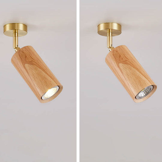 SpotLuxe | Elegante LED-Spots auf Walnussschiene