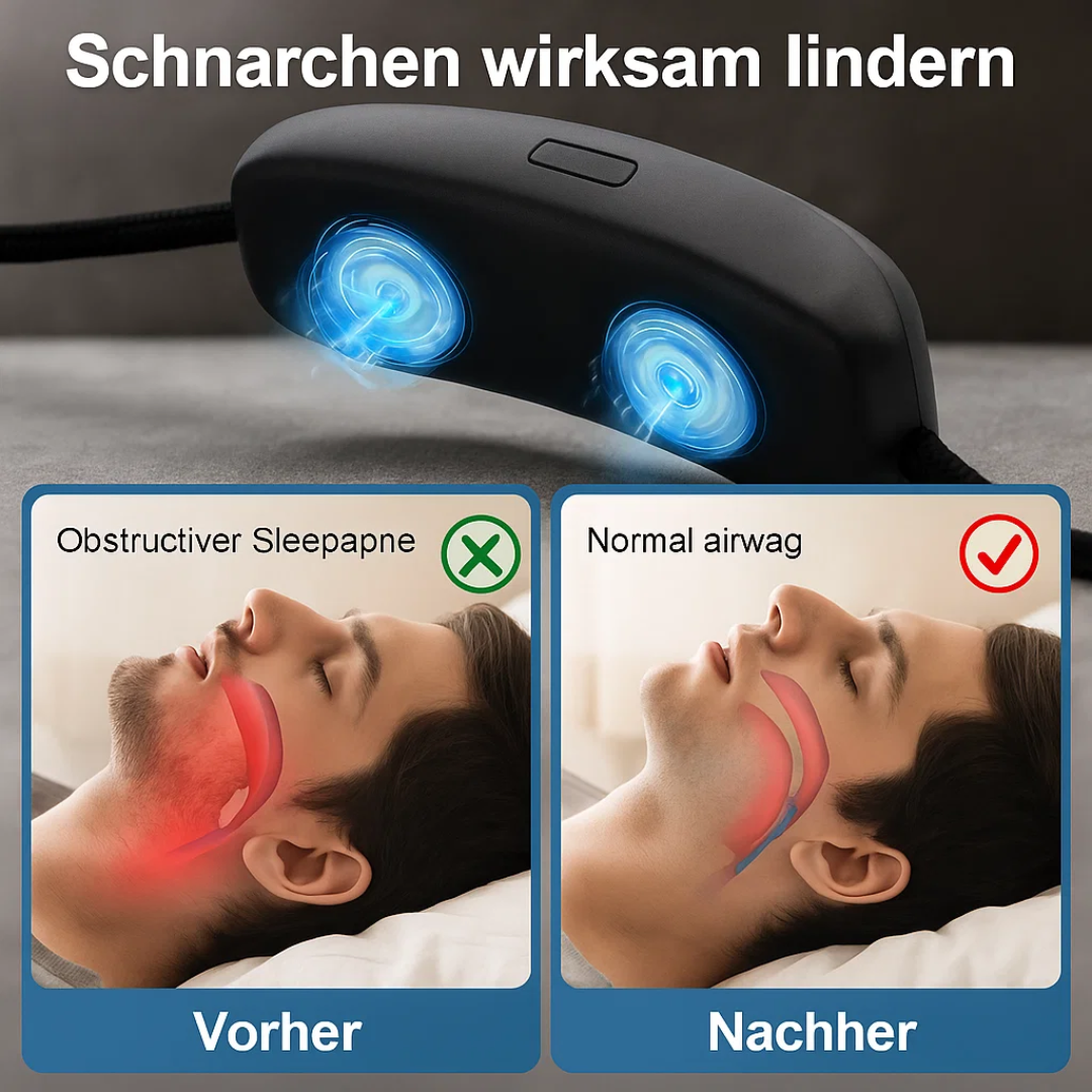 Hypnos | Effektive Anti-Schnarch-Stopp Vorrichtung Kinnband