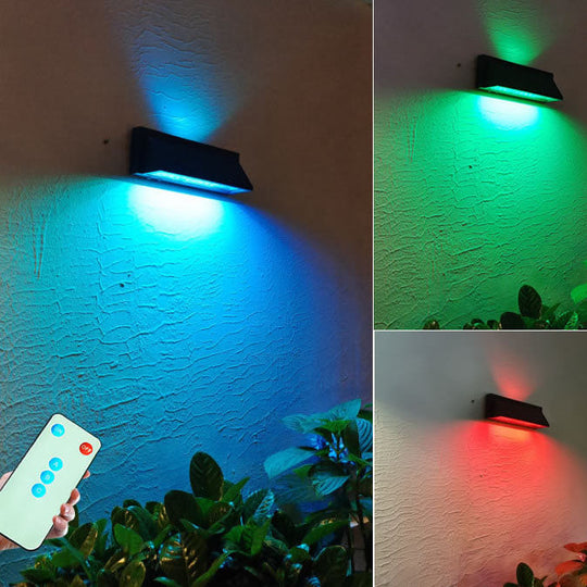 SolarSlope | Schräge LED-Wandleuchte für den Patio