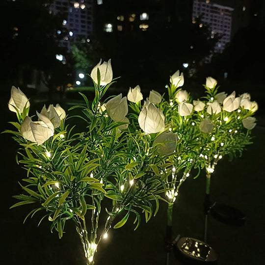 BloomRay | Solar Gartenlicht in Gardenienform