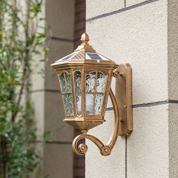 SolarVerve | Antike Wandlampe mit Solartechnologie