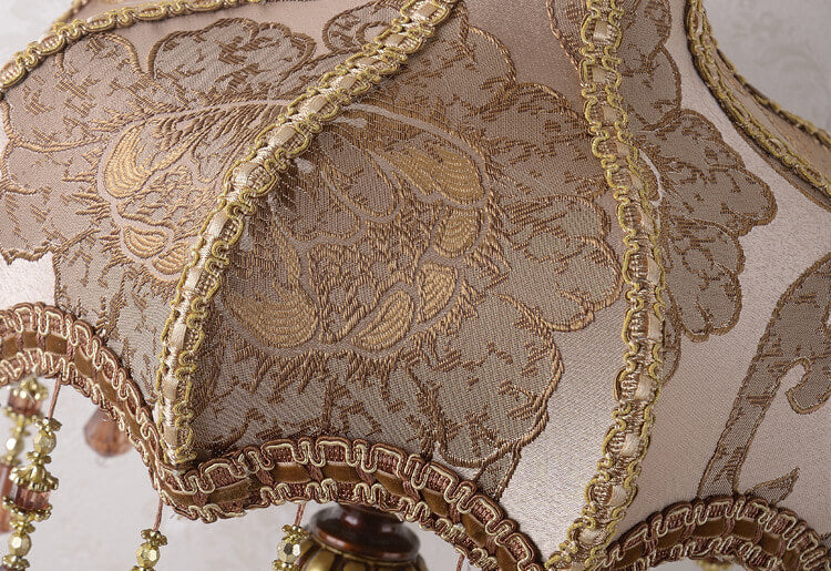 PeachLuxe | Europäische Stofflampe mit Charme