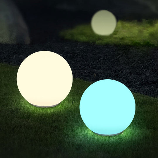 GartenHalo | Sphärische LED-Leuchte mit Solarenergie