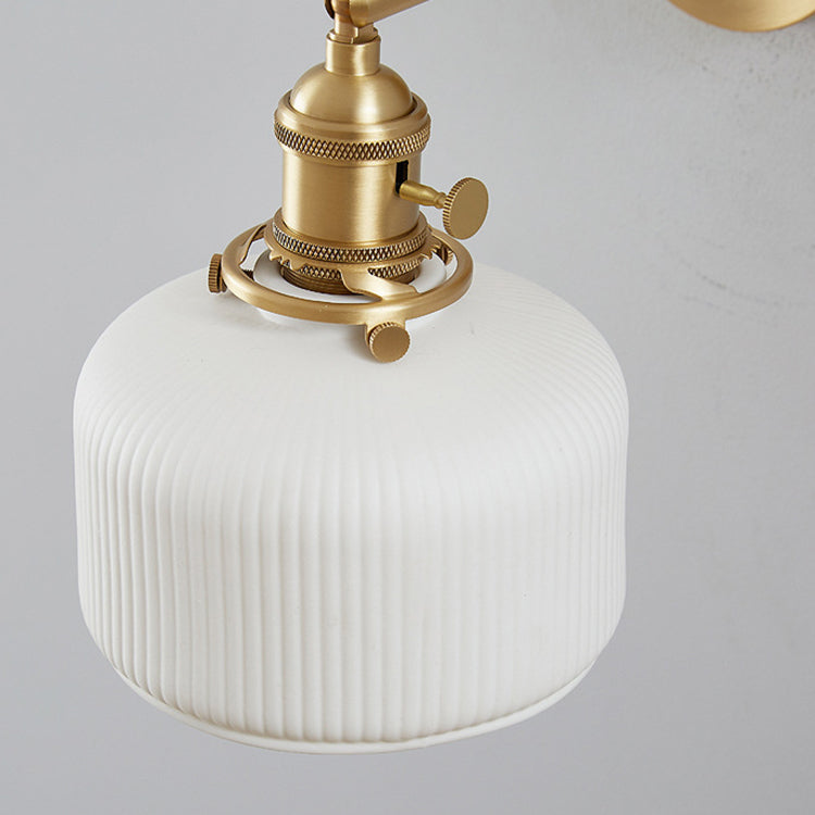 WhiteStripe | Minimalistische Wandlampe mit Struktur