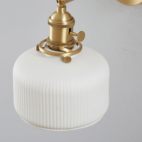WhiteStripe | Minimalistische Wandlampe mit Struktur