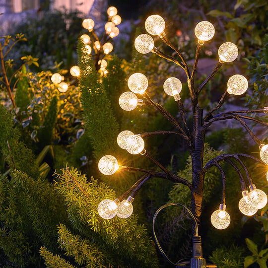 CrystalPath | Solarbetriebene Gartenleuchte mit Kristallglanz