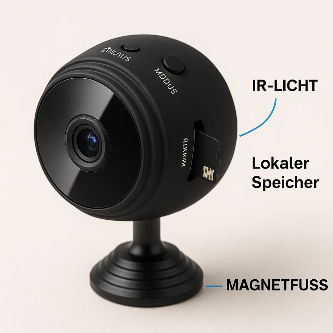 SpyCam | Magnetische 1080p WLAN-Minikamera