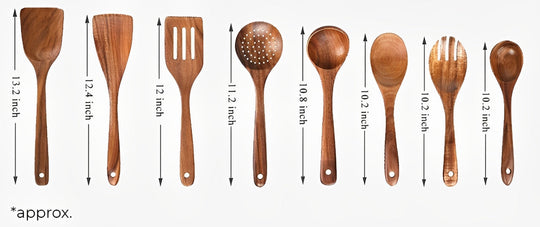 TeakSet | Natürliche Küchenutensilien aus Holz