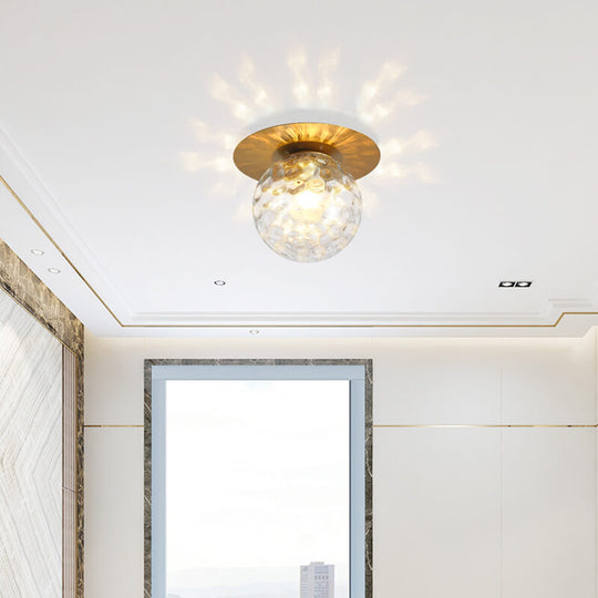 GlasHalo | Runde LED-Halbhängelampe im Modern-Look