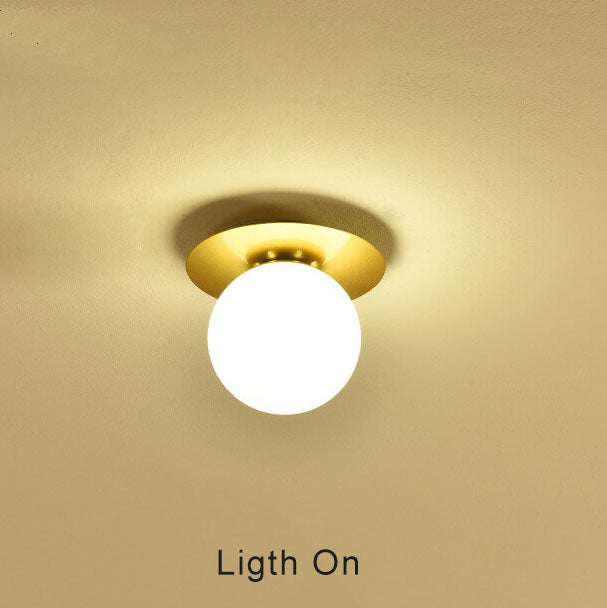 GlasHalo | Runde LED-Halbhängelampe im Modern-Look