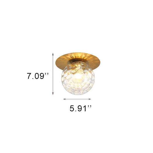 GlasHalo | Runde LED-Halbhängelampe im Modern-Look