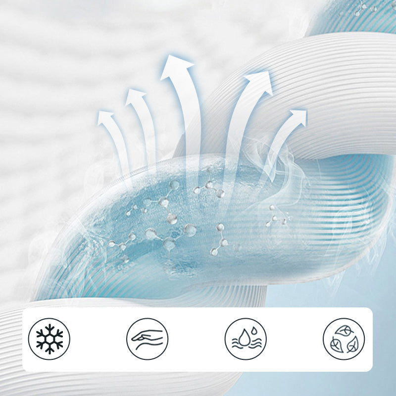 CoolDream | Atmungsaktive Eisseiden-Bettdecke
