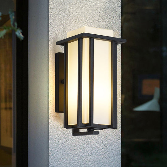 VestaLights | Wandleuchte – Rechteckiges Design mit modernem Opalglas