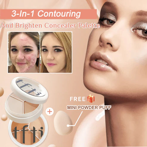 GlowBlend | Tri-Color Concealer – Für Makellosen Teint & Pflege