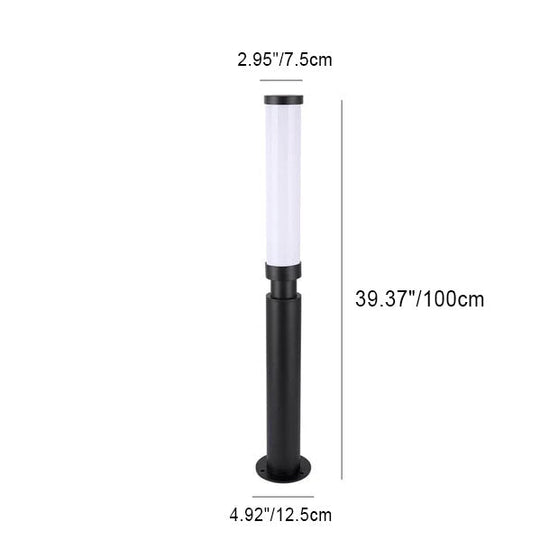 PathBeam | Moderne Acryl wasserdichte kreative Lippenstift-Design LED Außenrasenstehlampe