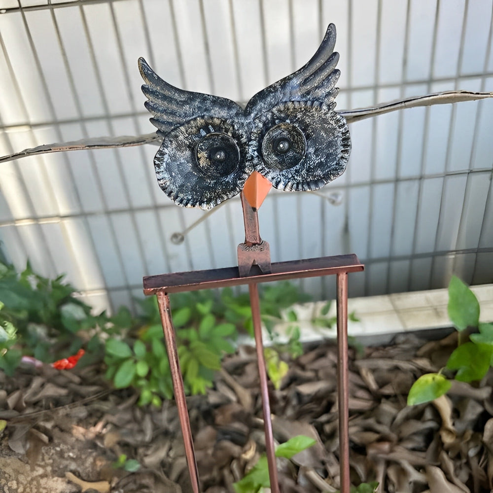 OwlSpire | Gartenkunst-Vogel Terrassen-Dekoration