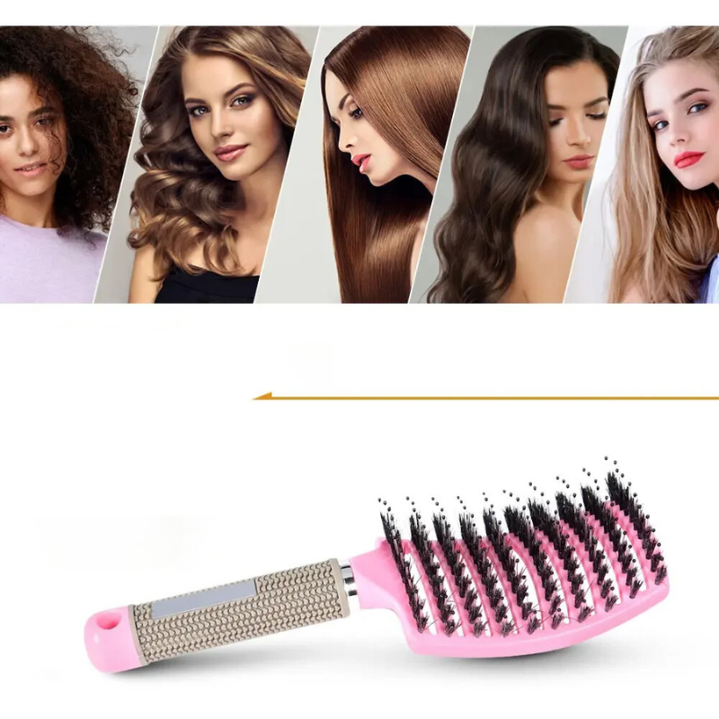 SilkyDetangle | Borsten- & Nylon-Haarbürste für müheloses Styling