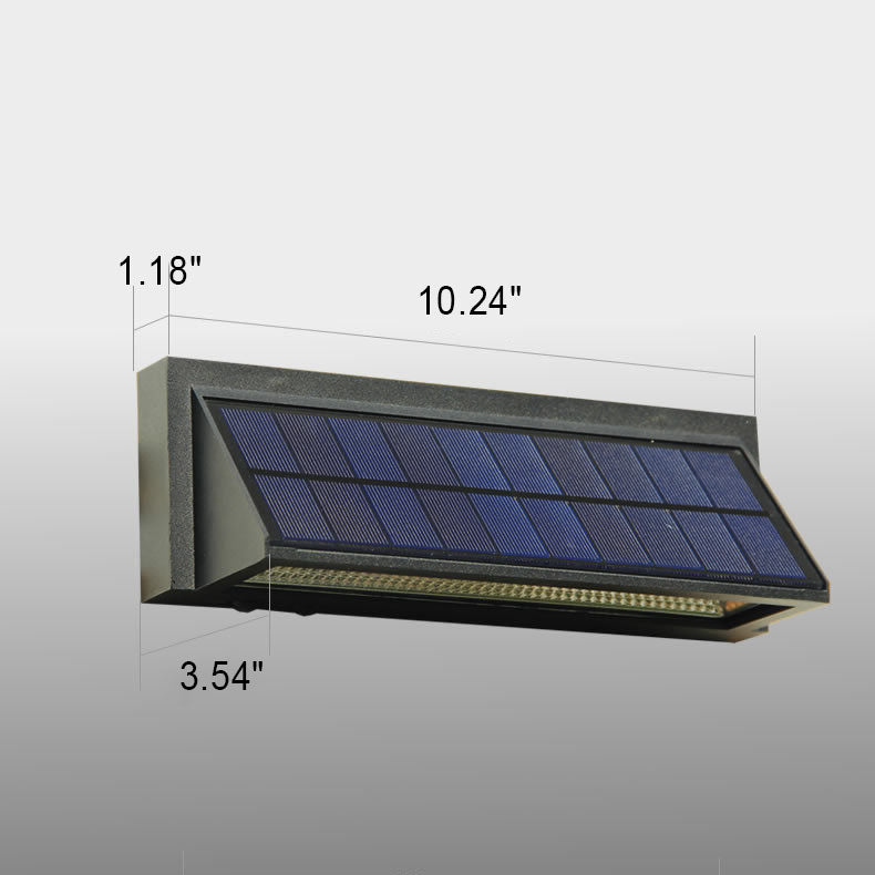 SolarSlope | Schräge LED-Wandleuchte für den Patio